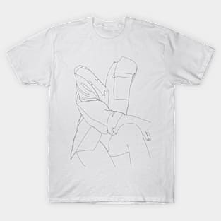 Line Art Women T-Shirt